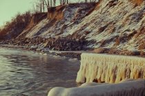 View south along the beach